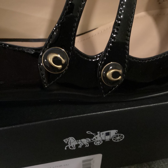 COACH Women's Winley Double Buckle Mary Jane Ballet Flats, size 9 - Picture 10 of 11